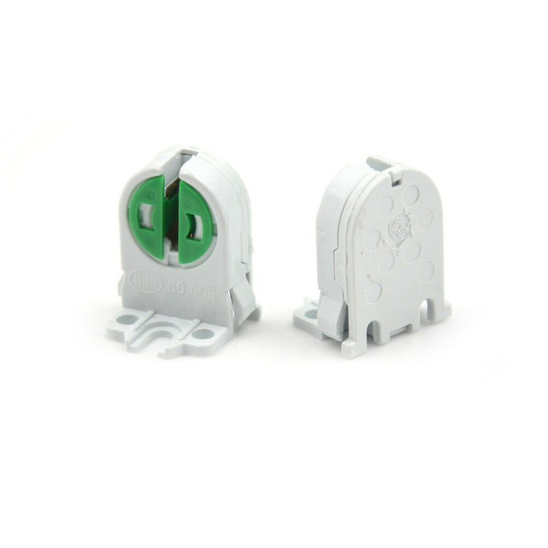 2pcs T5 Base Fluorescent & LED Tube Lamp Holder Socket Snap-In M&O
