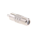 10 Pieces Coaxial TV Cable F-Type Female To RCA Male Plug