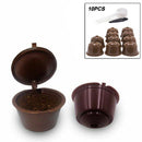 10*Reusable Coffee Capsule Pods Cups For Nescafe Dolce Gusto Parts Tool Supplies
