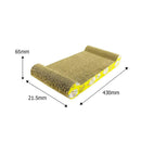 Pet Cat Scratch Board Bone Paper Pad Scratcher Bed Mat Claws Care Cat Toys