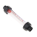 Grey+ Clear Pipeline Water Rotameter Flow Meter Flowmeter 10-100L/H