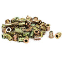 M4x10mm thread interface screw insert nuts 60 pcs for wooden furniture K5B8