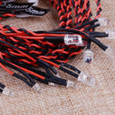 12 LED Flashing Light Lamp Set Headlight Taillight fit for 1/10 RC Truck Crawler