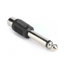 2pcs 6.5mm to RCA Male to Female Jack Plug Audio Video Converters Adapters