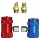 Car Auto AC High / Low Side R1234yf Quick Couplers Adapters Conversion Kit