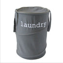 Cotton Laundry Basket Oxford Foldable Dirty Laundry Bags & Basket Folding W