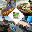 139PCS Fishing Lures Kit Set with Tackle Box Fishing Set Luya Bait L4Z8