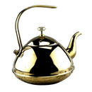 2L Tea Kettle Coffee Pot Steel Stovetop Teapot Stove Teakettles Golden