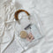 Transparent PVC Shoulder Handbags Women Summer Top-handle Totes (White)