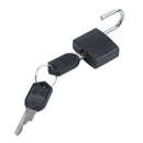 Small Mini Strong Steel Padlock Travel Lock with 2 Keys