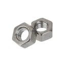 10pcs M6*5 Titanium Alloy Hex Screws Nut Threaded Bolts Lock Nuts