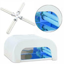 9W Uv White Lamp Tube Light Bulbs CCO Gel Nail Art Bulb Dryer Curing G6S4
