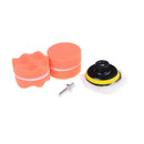7Pcs/set 3" Buffing Pad Auto Car Polishing Wheel Kit Buffer + Drill Adapter TO