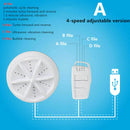 3 IN 1 Ultrasonic Washing Mini  Machine Personal Turbo Rotating Clothes Washer