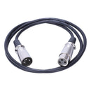 3-Pin XLR Male to Female miniphone Extension cable 1M