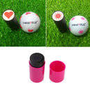 3pcs Long Lasting Golf Ball Stamper Stamp Seal with Heart/Sun Cartoon Shape