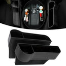 2 X Car Seat space Catcher Organiser Storage Box Pocket W/ Cup Holder Side L1G6