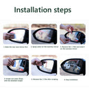 4pcs 95x135mm Car Side Rearview Mirror Rainproof Anti Fog Protective Films A
