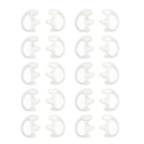 20 Pcs Silicone Earbud For Covert Acoustic Tube Earpiece Walkie Talkie Radio