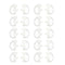 20 Pcs Silicone Earbud For Covert Acoustic Tube Earpiece Walkie Talkie Radio