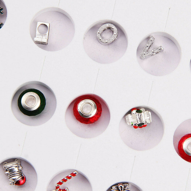 1 Set Themed Decorative Chain Christmas Bracelet Kit Chic Wrist DIY Ornament