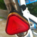 Bicycle Taillights Cob Highlight Warning Lights Triangular Glare Lighting H