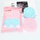 2pcs Facial Cleaning Sponge Puff Cosmetic Flutter Face Washing Pad Makeup Tools
