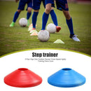 10pcs Football Soccer Agility Training Disc Cones Markers with Storage Bag