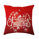 Linen Merry Christmas Print Pillow Case Sofa Car Throw Cushion Covers (531)
