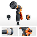 Hose Nozzle Set Connector And Spray Gun Garden Water Hose Pipe Tap Adapt ZFZ