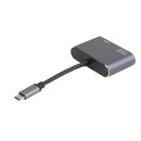 USB Type-C to HDMI VGA 4K 30Hz Video Adapter for PC TV Projector (Grey)