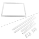 Embroidery Frame Plastic Quilting Frame Sewing Tools Handhold Rectangle Sha I1O2