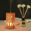 100ml Wood Grain Aroma Essential Oil Diffuser Ultrasonic Air Humidifier (US