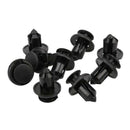 40pcs 10mm Push-type Plastic Bumper Fender Flare Fastener Rivet Clips and o
