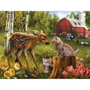 5D DIY Full Drill Diamond Painting Deer Nature Cross Stitch Decor (04)
