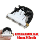 Grooming Ceramic Cutter Head Razor Blade 40Mm 24 Teeth for Animal Clipper T S1U3