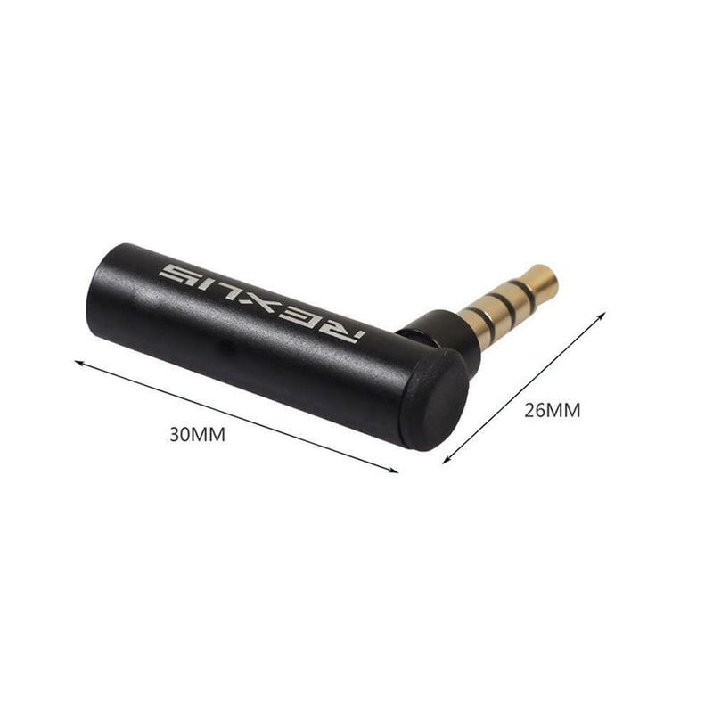 90 Degree Right Angled Audio Adapter Audio Microphone Jack Stereo Plug Connector