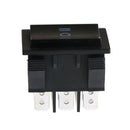 KCD7-303 Perforate 28 x 31mm 9Pin ON - OFF - ON Boat Rocker Switch Power Swit-OZ