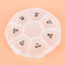 7 Day Pill Box Organizer Daily Weekly Tablet Reminder Travel Medicine Stor Hn