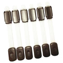 6Pcs Baby Kid Child Safety Lock Proof Cabinet Drawer Fridge Cupboard Door
