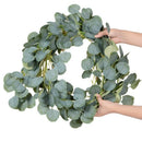 2M Artificial Eucalyptus Garland Hanging Rattan Wedding Greenery Party Back B8O7