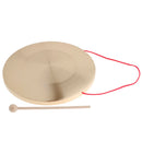 Kids Hand Percussion Gong Cymbal with Mallet, Musical Early Learning Developing