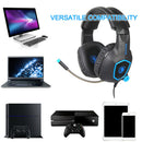 3.5mm Gaming Headset Stereo Headphone EarBuds Earpiece Adjustable for PS4