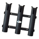 Black 3 Tubes Link Fishing Rod Racks Fishing Rod Racks Holder for Marine Boat