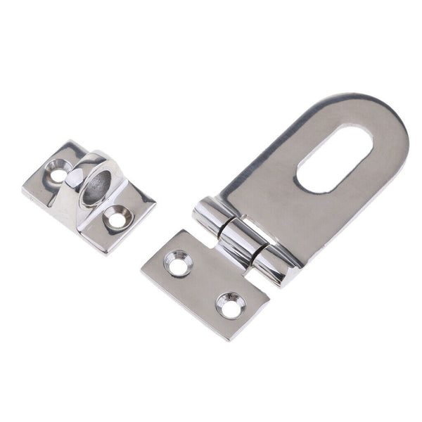 1 Set Marine Deck Cabin Stainless Steel Hasp Lock Hinge Hardware Boat Parts