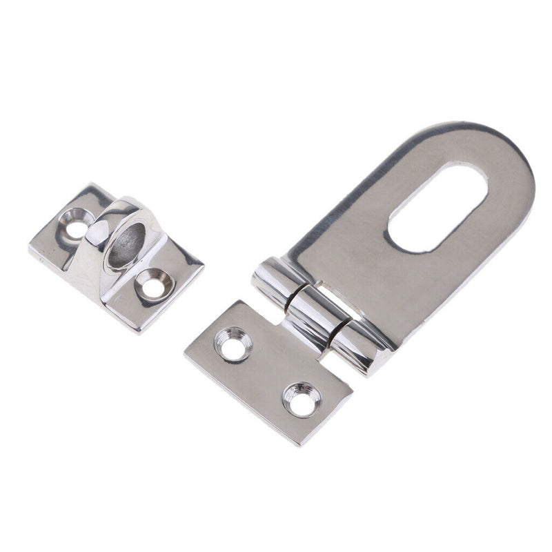 1 Set Marine Deck Cabin Stainless Steel Hasp Lock Hinge Hardware Boat Parts