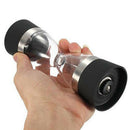 Dual Grind Pepper Salt Spice Seasonings Precision Grinder Mill Coarse To Fi