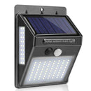 100 LED Waterproof Solar Powered Motion Sensor Wall Lamps Outdoor Decor Lights