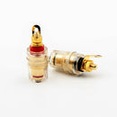 2 Pair 4mm Binding Post Banana Plug Terminal Speaker Test Socket Connector fd