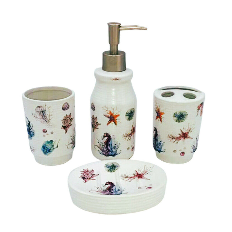 Bathroom Accessories Set, Bathroom Decor Sets - Soap Dispenser, Bar Soap Dish,